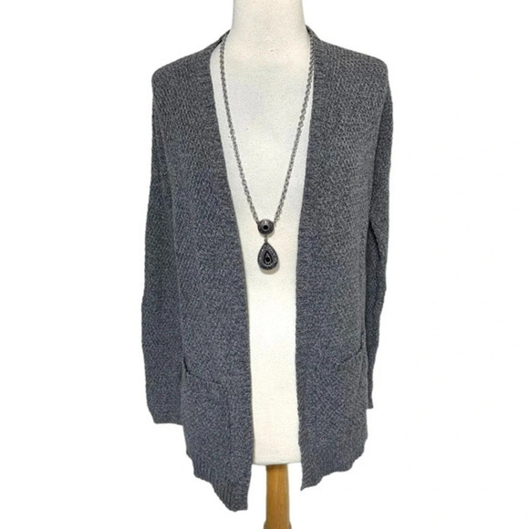 BDG XS‎ gray open cardigan with pockets - Picture 1 of 6